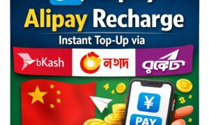 Alipay Recharge – Instant Top-Up via Bkash