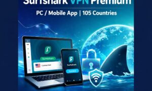 Home 23 Surfshark VPN Premium - PC Mobile App 105 Countries VPN Privacy Secure Internet Access